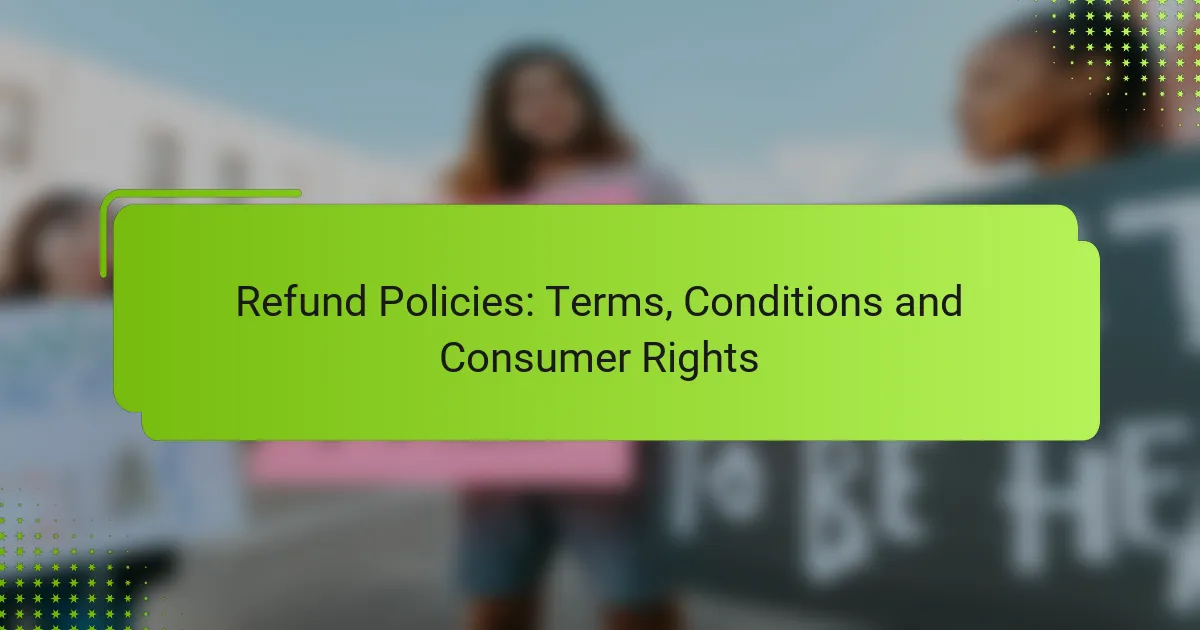 Refund Policies: Terms, Conditions and Consumer Rights