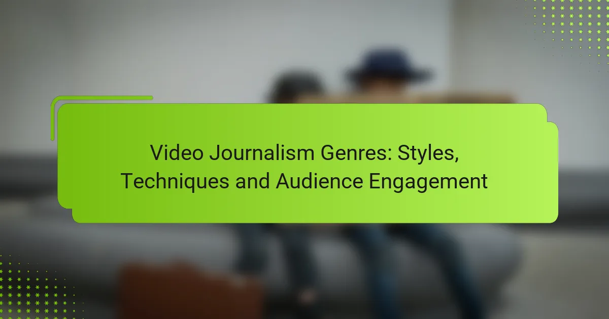 Video Journalism Genres: Styles, Techniques and Audience Engagement